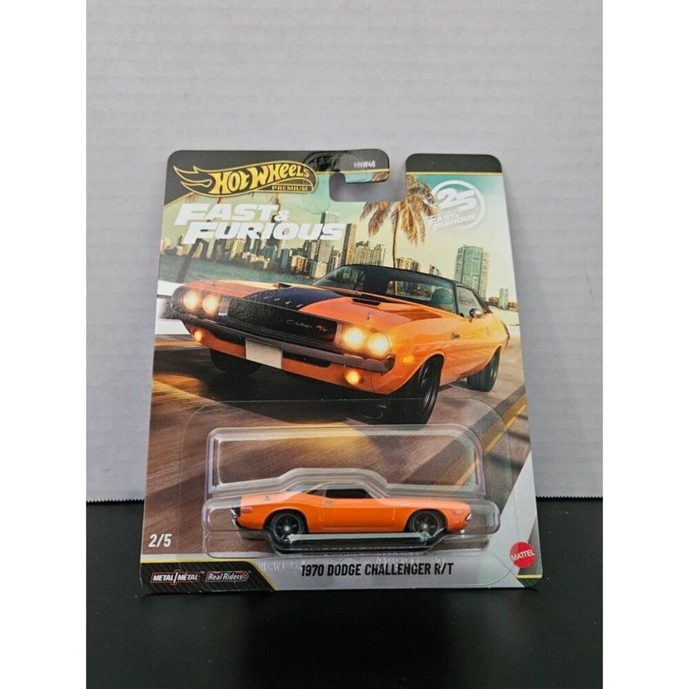 2026 Premium Hot Wheels 25th Anniversary Fast and Furious 1970 Dodge Challenger